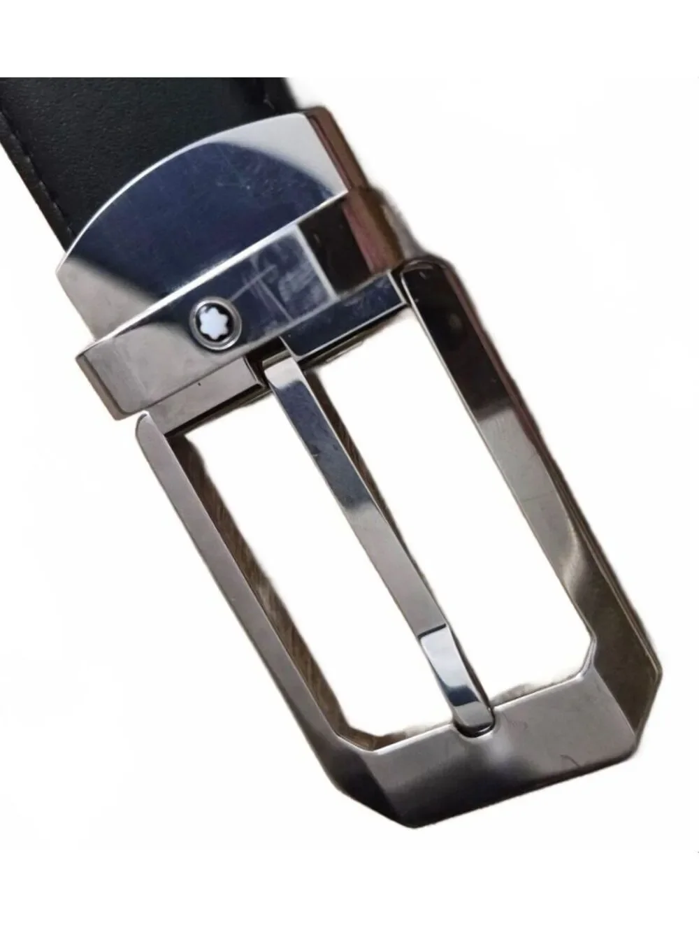 Montblanc Rectangular Stainless Steel Pin Buckle Reversible